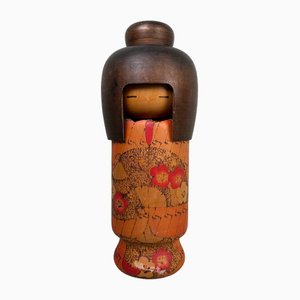 Sosaku Kokeshi vintage di Kyoho Aramaki, Giappone, anni '60