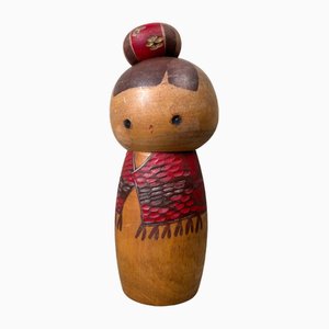 Vintage Sosaku Kokeshi von Hiroe Fukushima, Japan, 1975