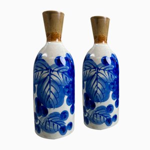 Botellas de porcelana Taisho (Tokkuri Tokuri), Japón, años 20. Juego de 2