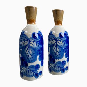 Bottiglie per sakè Taisho in porcellana (Tokkuri Tokuri), Giappone, anni '20, set di 2