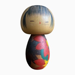 Kimono Sosaku Kokeshi Vintage, Japon, 1970s