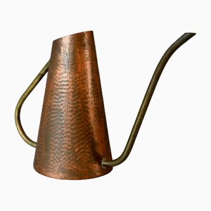Brutalist Style Hammered Copper Interior Watering Can, 1960s