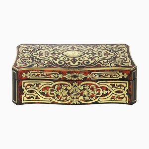 Antique French Boulle Marquetry Box, 1850s