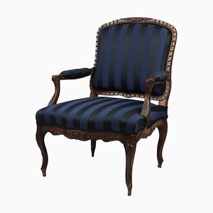 Vintage Rococo Beech Armchair
