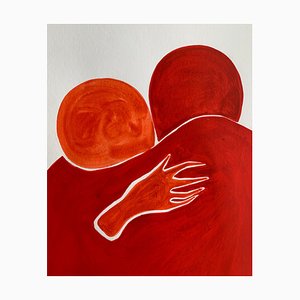 Waleria Matelska, In Embrace 8, 2020, Acrylic on Paper