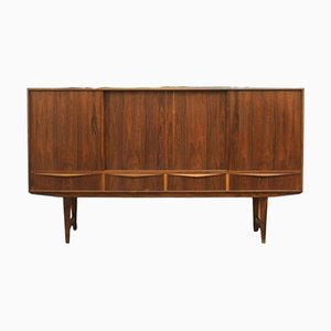 Mid-Century Danish Rosewood Bar Sideboard by E.W. Bach for Sejling Skabe, 1960s