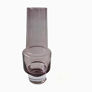 Vaso grande Rocket vintage in vetro viola di Inge S-Son per Sea Glasbruk