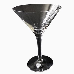 Verre à Martini Mid-Century en Cristal de Orrefors, Suède
