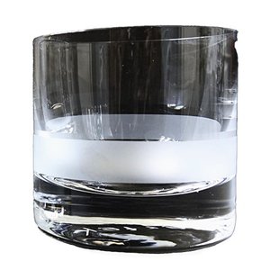 Vaso de whisky Mid-Century con Ribbon Perfekt esmerilado de Skruf