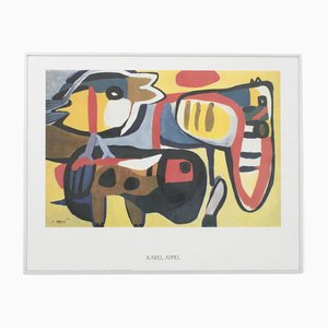 Karel Appel, Composition avec des animaux, Impression artistique