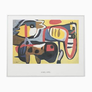 Karel Appel, Composition with Animals, Art Print