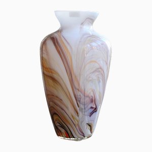 Vase Vintage Polychrome Transparent