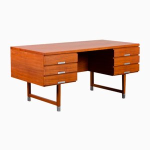 Model EP401 Desk in Teak from Feldballes Furniture Factory, Denmark, 1960s