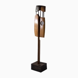 Elvio Becheroni, Totem, Nussbaum Skulptur