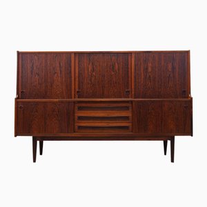 Danish Rosewood Highboard by Johannes Andersen for Skaaning Furniture, 1960s