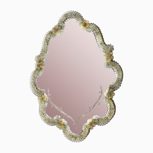 Venetian Murano Glass Wall Mirror, 1950s