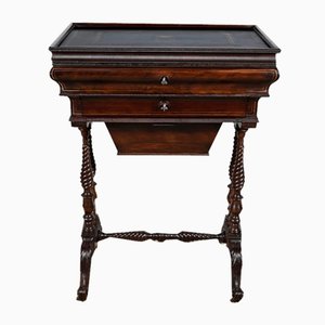 Small Early 19th Century Restoration Hairdresser Table in Rosewood