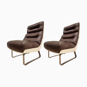 Lounge Chairs attributed to Joe Colombo for Le Grand Rex de Paris, Italy, 1960s, Set of 2