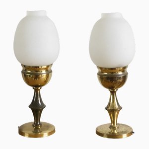 Italienische Tischlampen, 1950er, 2er Set