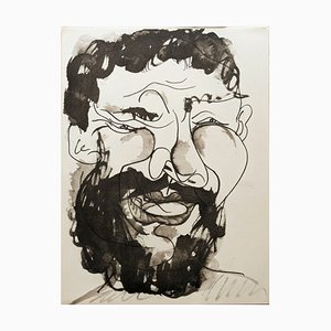 Lithographie Originale Pablo Picasso, Portrait of a Man, 1957