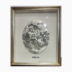 Peinture Baroque en Relief en Argent 800 du Printemps