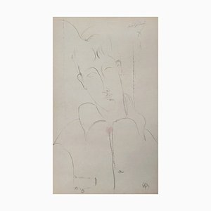 Amedeo Modigliani, Frau, Limitierte Lithographie, Frühes 20. Jahrhundert