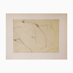 Amedeo Modigliani, Nu, Lithographie sur Papier Vélin Arches