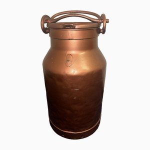 Jarra para leche francesa vintage de cobre