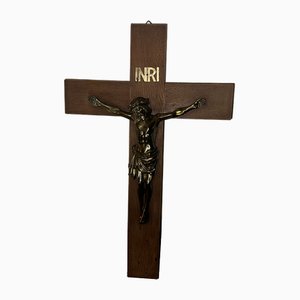 Antikes Kruzifix aus Bronze