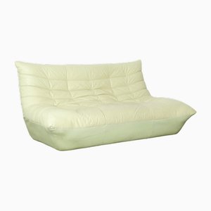 Canapé Vintage en Cuir Vert