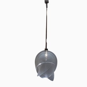 Große Deckenlampe in Blütenblatt, 1960er