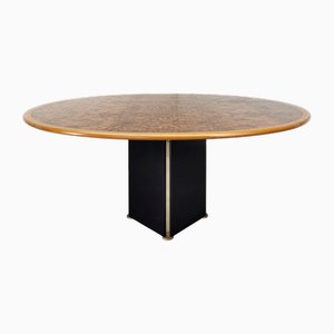 Ovaler Tisch aus Nussholz Wurzelholz Serie Artona von Afra Tobia Scarpa für Maxalto / B&b Italia, 1970er