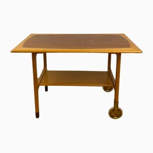 Mid-Century Serving Table with Casters, Sweden, 1960s