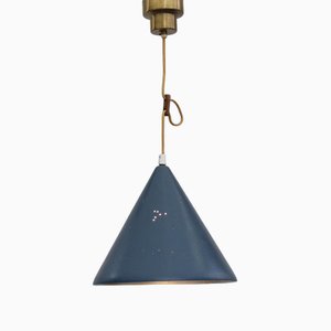 Lampada Mid-Century a forma di cono con intricate costellazioni di stelle, Svezia, anni '50