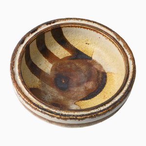 Cuenco danés moderno de cerámica de Axella, años 70