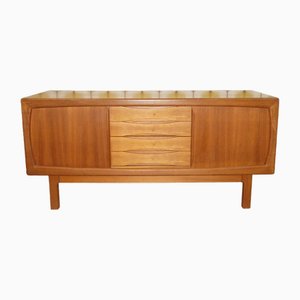 Credenza in teak di S. Burchardt Nielsen HP Hansen per Dyrlund, Danimarca, anni '60