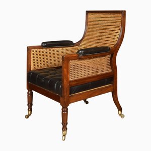 Regency Bergere Armchair in Mahogany