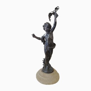 Auguste Moreau, Child Dionysus, Bronze Statuette