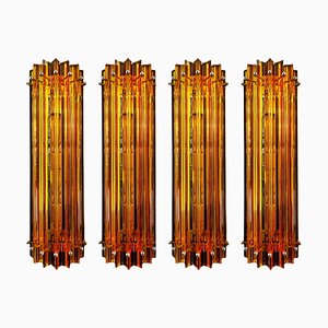 Mid-Century Italian Wall Sconces, 1990s, Set of 4