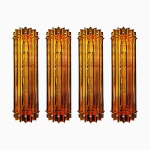 Mid-Century Italian Wall Sconces, 1990s, Set of 4