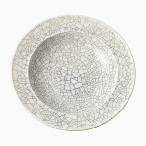 Crackle-Glaze Porcelain Plate from KPM Berlin, 1930s