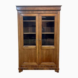 Vintage Bookcase Cabinet in Walnut