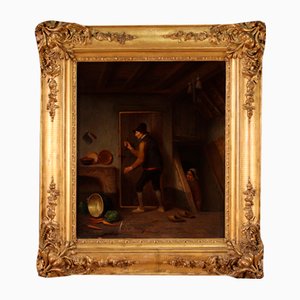 Venneman, Scena figurativa, Metà del XIX secolo, Olio su tavola, In cornice
