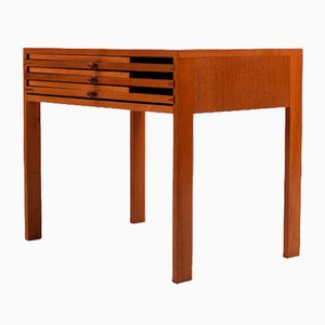 Tables Pliantes par Illum Wikkelsø pour CFC Silkeborg, 1960s, Set de 4