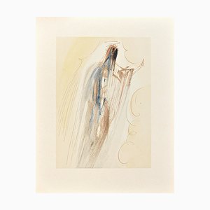 Dante Alighieri, Llegada del Empíreo, Grabado en madera, 1963