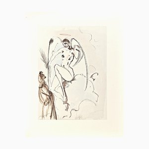 Salvador Dalì, The Archangel Gabriel, Woodcut Print, 1963