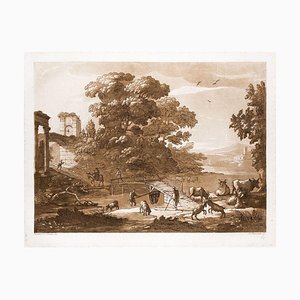 Ludovico Caracciolo dopo Claude Lorrain, Liber Veritatis, Acquaforte, 1815