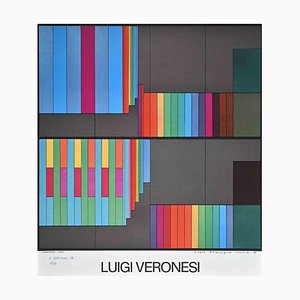 Luigi Veronesi, Composition Abstraite, Lithographie, 1970s