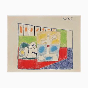 Nach Pablo Picasso, Der Fall des Ikarus, Fotolithografie, 1958