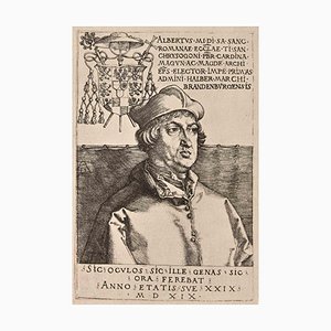 D'après Albrecht Dürer, Portrait du Cardinal, Gravure sur Bois, Début du 20e Siècle